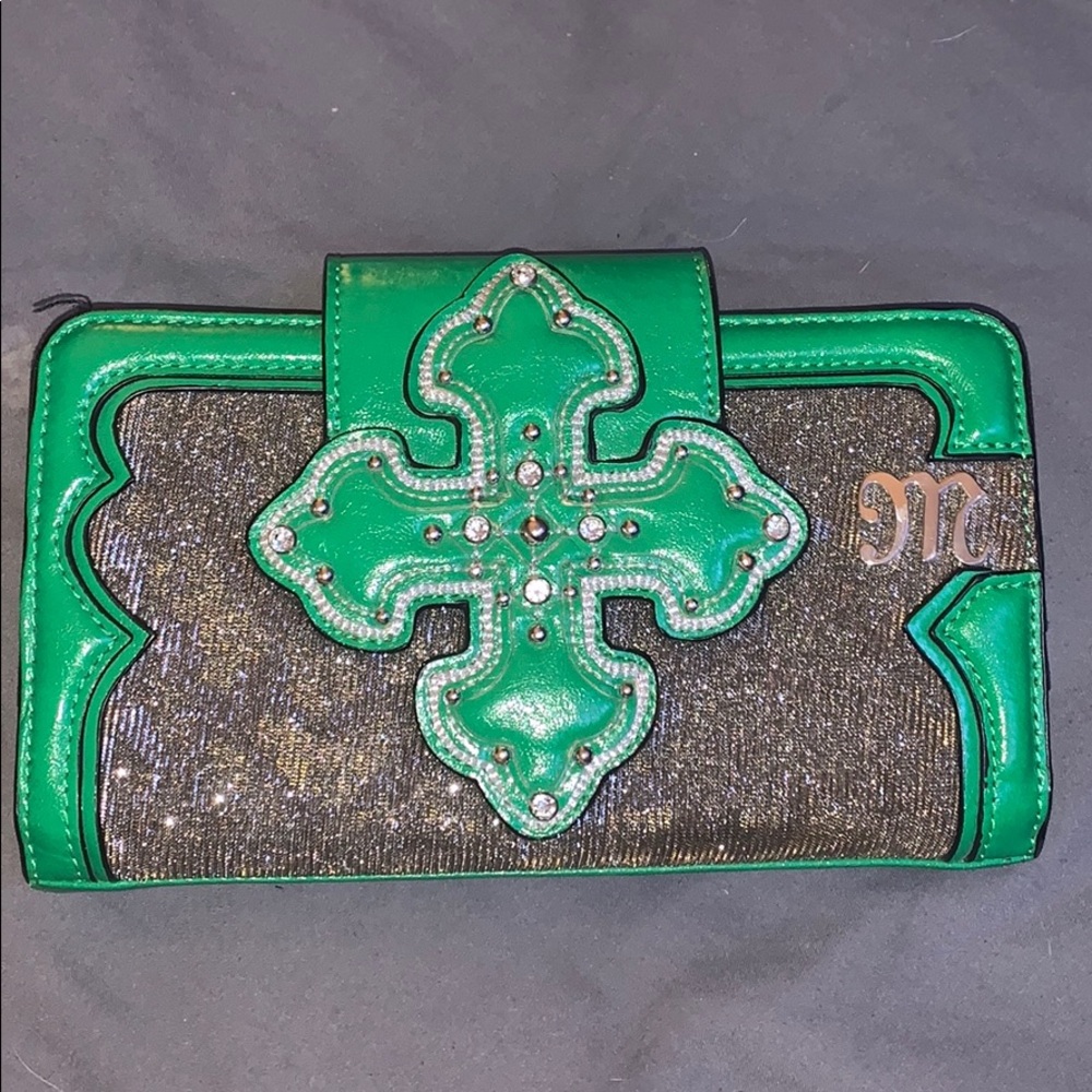 miss me wallet green